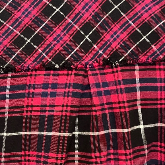 Rails Brock Plaid Button Button-Up Shirt In Pink, Black, and Navy Women's Medium - Picture 10 of 13